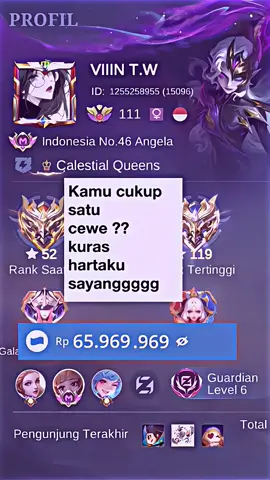 infoin 1 lover yg bisa ngabisin 65jt ku 🤭 . . cr : @inimincoopys! - am prem di bio  #MLBBNEXT2025 #trend #fyp #MLBB #jj 