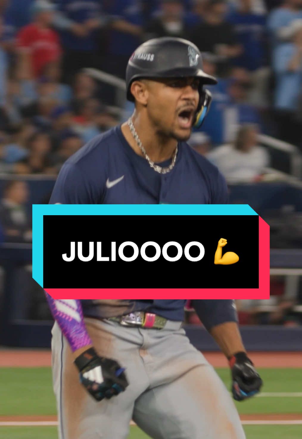 Julio Rodríguez came to play in Game 7 💪 #MLB #baseball #mariners #Postseason 