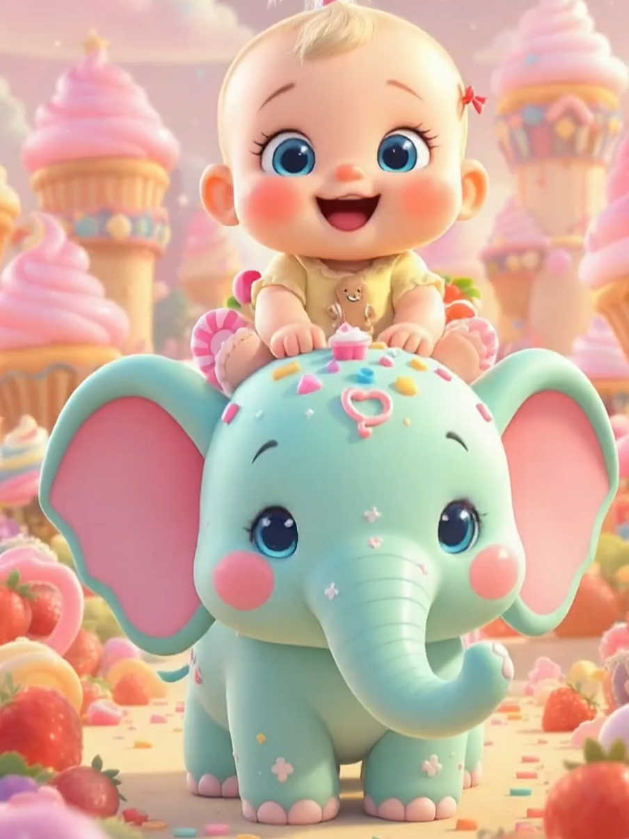 chú voi con ở bản Đôn @Mai Hương Daily #nhacthieunhi #animals #songforkids #maihuongjelly #maihuong3djelly 