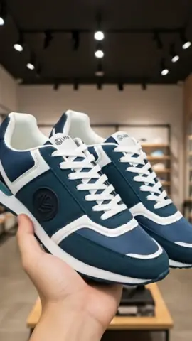 LEEK SMITH - NAVY Sneakers pria #sepatupria #sepatuterbaru #sepatusneakers #rekomendasisepatu #sepatucasual 