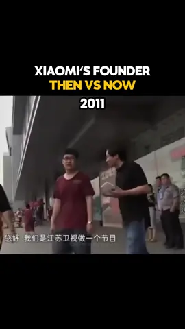 Xiaomi’s Founder Then vs Now Xiaomi’s founder went from small beginnings to big success. His story shows us that with vision, hard work, and never giving up, you can achieve anything. Keep focusing on your goals and keep moving forward, no matter where you start. #motivationalquotes #motivation #inspirational #lifeadvices #success