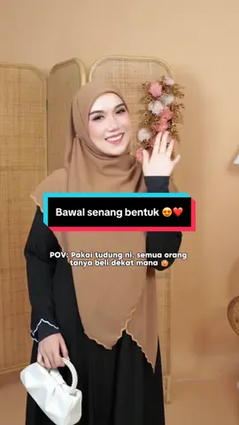 Harini rasa extra confident sebab pakai bawal heavy chiffon, lembut and flowy dah macam pwincess 💕 Lurvee sangat 🫶🏻