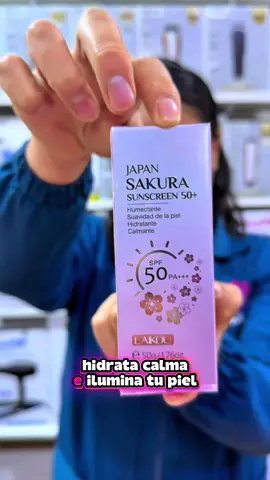 💖 El bloqueador japonés 🌸 que está rompiéndola en TikTok! ✨ Japan Sakura de Bioaqua es el más viral y amado por todas 💕💎 Protege, hidrata y calma tu piel con acabado natural ✨ ✨Visítanos Pasaje Malinas ✨ 🪷 en Galerías Chumbao 🪷 Llámanos 📲 976✨256✨344 💕  #bioaqua #bloqueadorsolar #protectorsolar #girls #sakura 