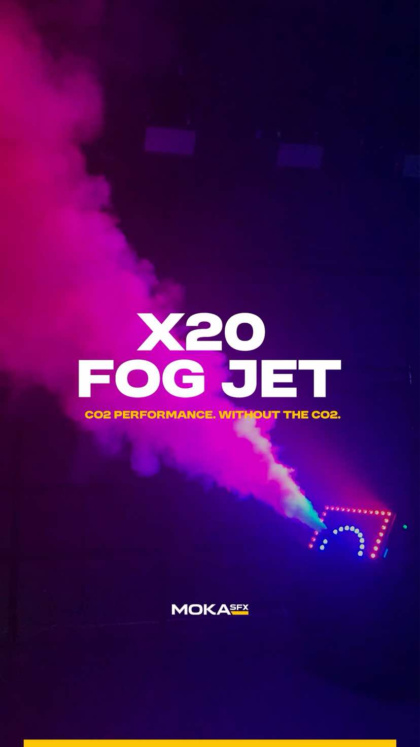 🔥 4000W Fog Jet — No CO2 Needed! This is not your average fog machine. MK-F02 X20 delivers explosive effects just like CO2, without the tank. ✅ Shoots up to 12 meters ✅ RGBW LED lighting for dramatic visual ✅ Use at ANY angle — up/down/sideways ✅ 5L smoke fluid = up to 15 mins of bursts ✅ Remote, Manual & DMX control options ✅ Safety features: overpressure & oil-free protection 🎛️ Watch how easy setup and operation is in this demo! Tag a tech who needs this 👉 🛒 Learn more at mokasfx.com 📩 DM us for price quote or spec sheet! #mokasfx #stageeffects #sabrinacarpenter #fogmachine #co2jet 