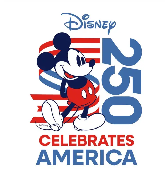 The new ‘Disney Celebrates America’ Logo. 🇺🇸