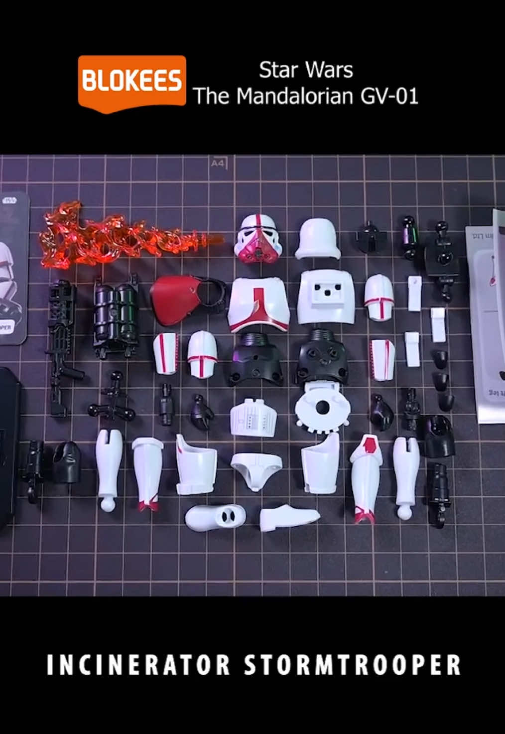 Blokees Star Wars: The Mandalorian GV-01 INCINERATOR STORMTROOPER @blokees.official  Mini action figure toy for kids (My unbox and full build) ของเล่นบล็อกตัวต่อ สตาร์วอร์ส #starwars #blokees #themandalorian #blokeesstarwars #stormtrooper 