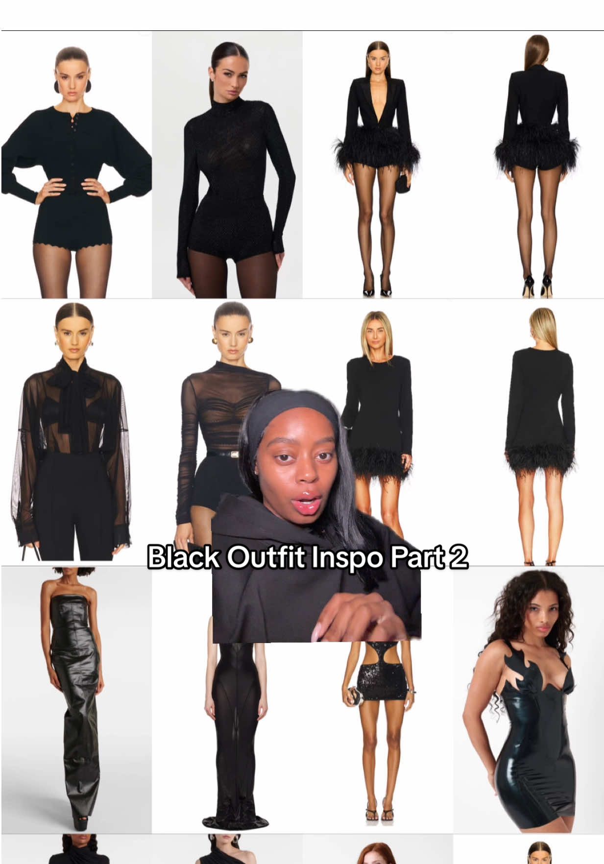If you or someone you know is on the search for an all black outfit for a party, birthday, dinner or date… here’s the only store guide you need! Save and share this with ur shopaholic friend👯‍♀️ Direct links are in my @LTK & ShopMy account #outfitsinspo #style #birthdayoutfit #blackoutfit #stylist @Revolve  @Naked Wardrobe @POSTER GIRL @Norma Kamali @RICK OWENS ONLINE 