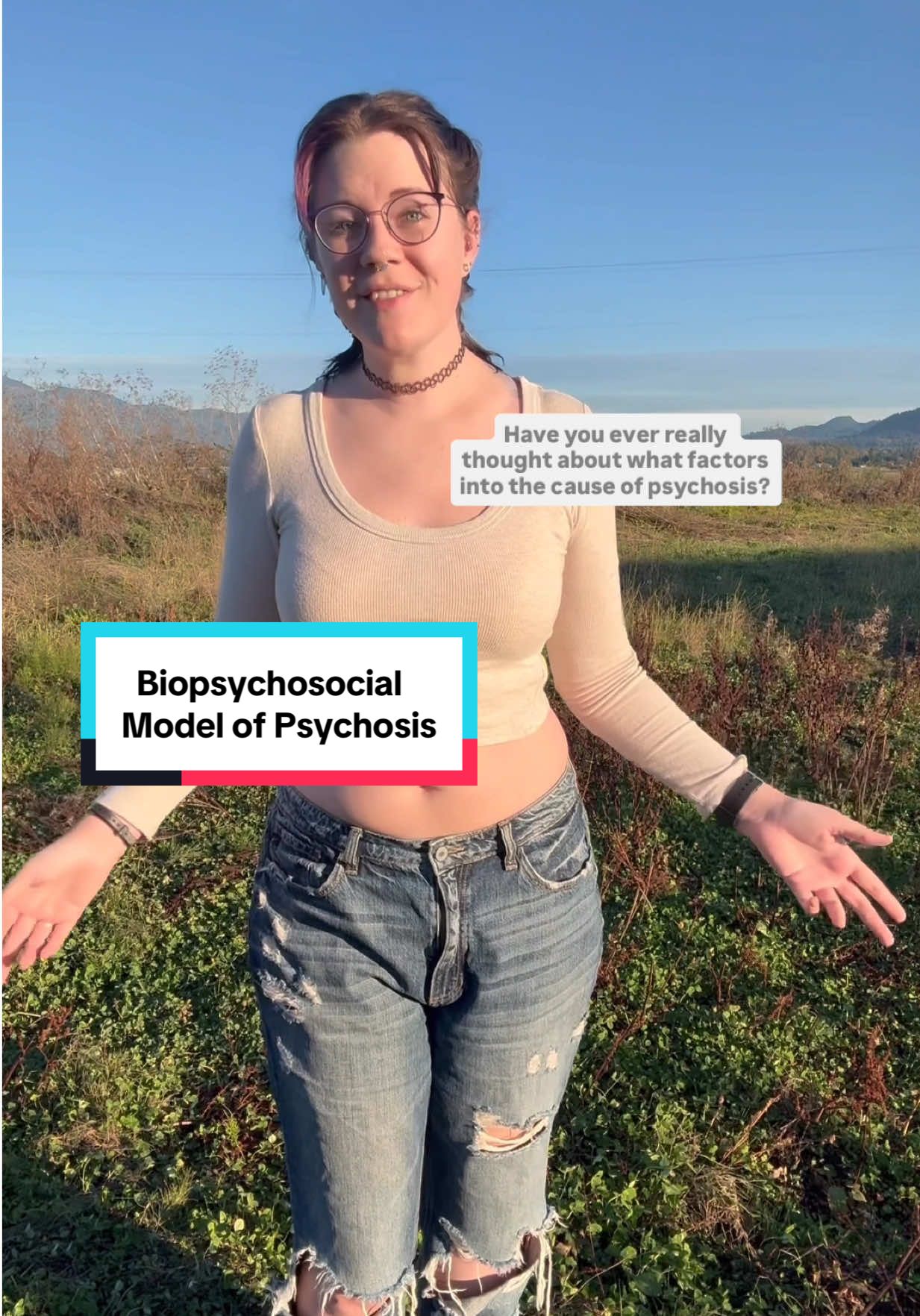 A look into the biopsychosocial model of psychosis. #psychosis #psychosisawareness #schizophrenia #schizoaffective #mentalhealthadvocate 