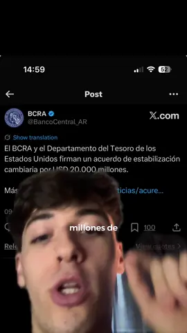 SWAP CON ESTADOS UNIDOS POR $20.000 MILLONES  Que es un swap? Y por que beneficia al gobierno? En este video te muestro lo que nadie te explica
