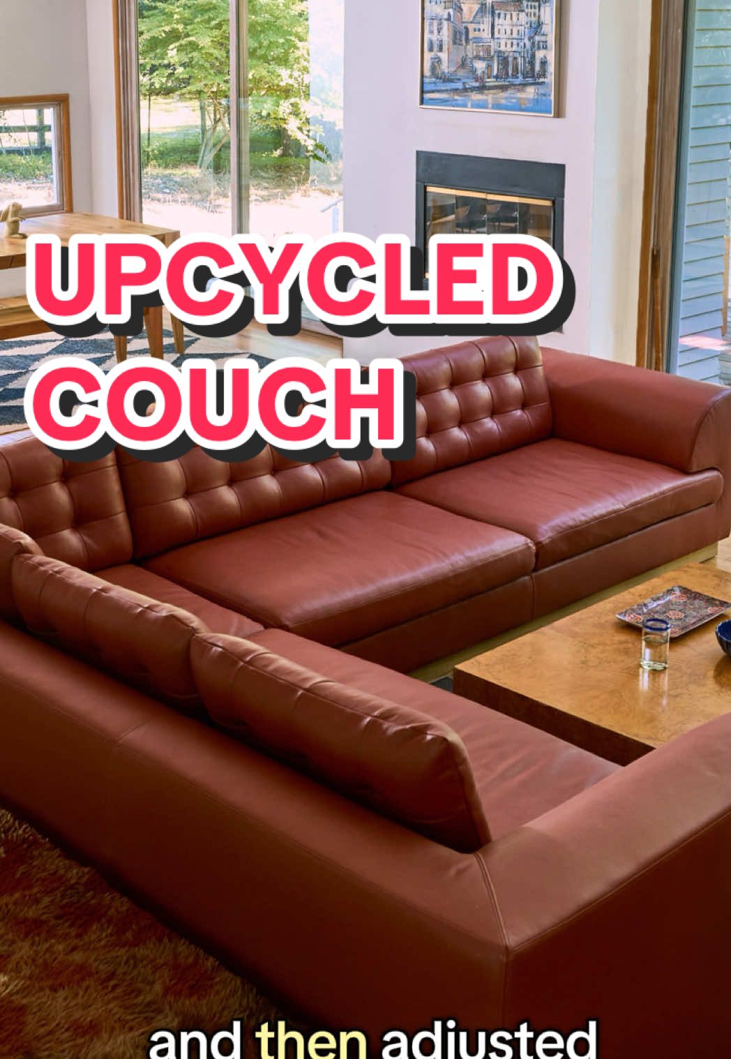 It’s been a minute but I wanted to show you the new couch! We upcycled a 2000s Roche Bobois sectional I found on facebook marketplace into this beauty. ❤️ We worked with Hilo Brooklyn on the design and project, obsessed with everything about this vintage piece. #homedecor #vintagefinds #modernhome #homerenovation #maximalistdecor 