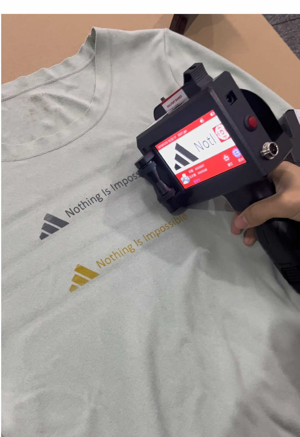 Easy installation, easy printing#printers #inkjetprinter #business #DIY #handheldinkjetprinter 