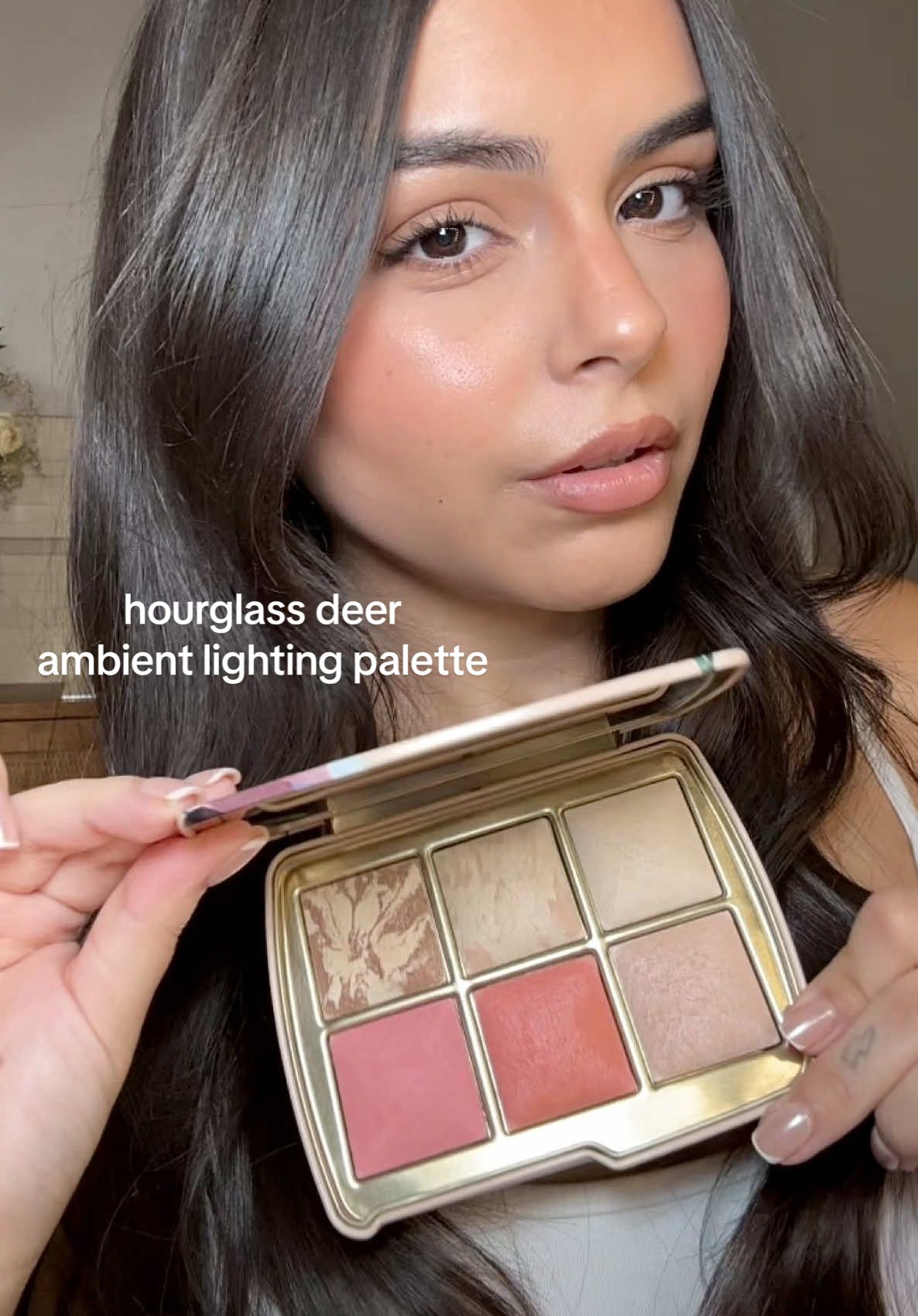 in love with this palette @Hourglass Cosmetics 🤎 #hourglasscosmetics #hourglasspalette #makeuppalette #beauty #makeup 