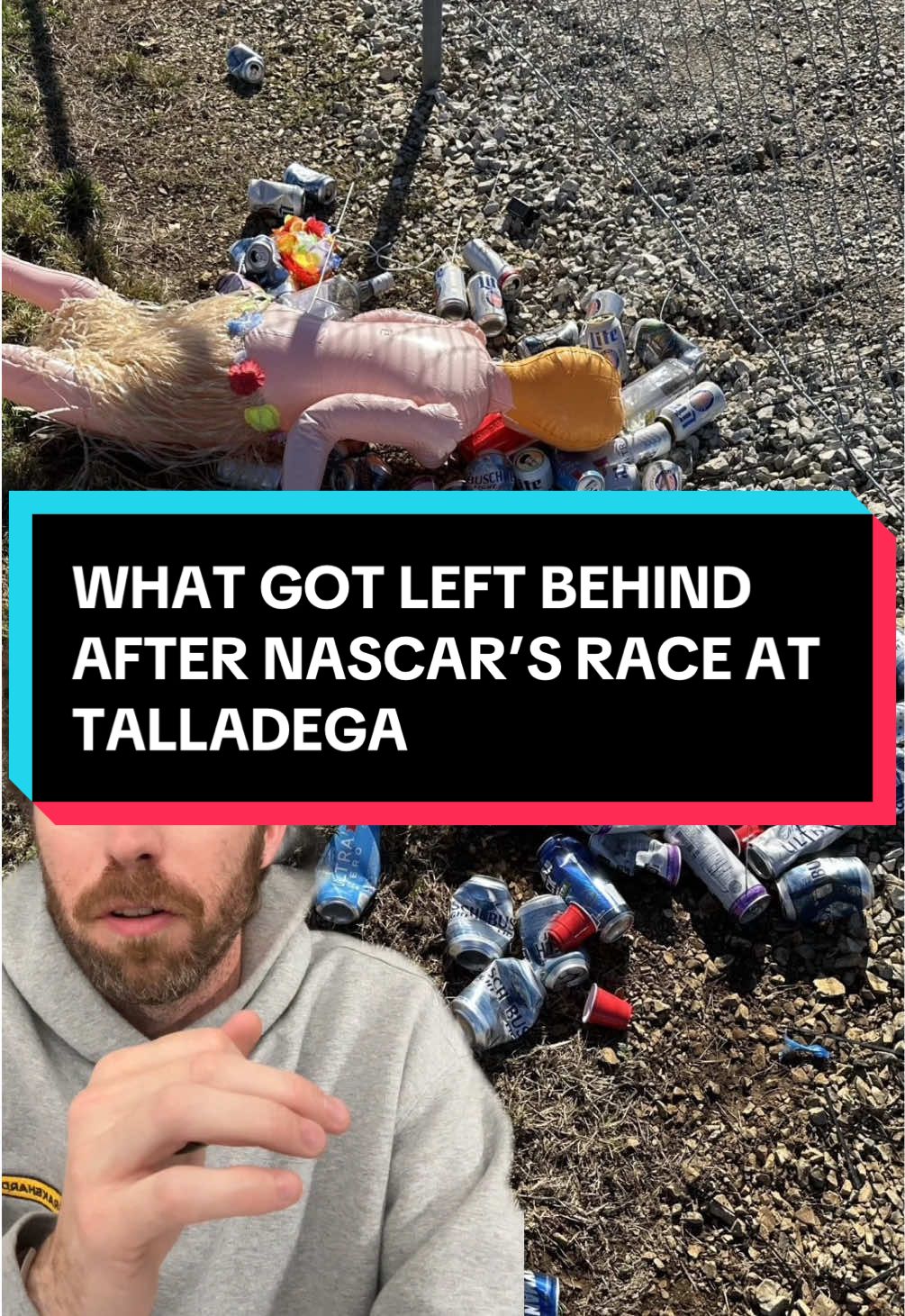WHAT GOT LEFT BEHIND AFTER NASCAR’S RACE AT TALLADEGA #nascar #racing #Motorsport
