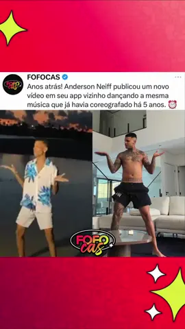 Anderson Neiff publicou um novo vídeo em seu app vizinho dançando a mesma música que já havia coreografado há 5 anos. MUDOU MUITO?! 🤔 #fofocas #fyp