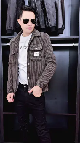 Áo dạ nam phong cách Hàn quốc trẻ đẹp lịch sự ạ 