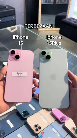 iPhone 15 Vs iPhone 15Plus#fyp #tiktokiphonevideo #masukberandafyp #tiktokviral #tipsandtricks 