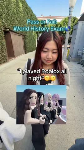 Roblox all nighter??😭 #college #study #highschool #studytok #History 