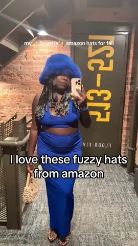 To find hats: lnk in my bio >> my Amazon store >> search 🔍 “Bags & Hats” idea list. These fuzzy hats have me in a chokehold! I want the orange, the brown, the green, the red, liiiike can I just have ‘em all?? Grab one yourself - let’s be twins, sis 💙💖 #amazonfashionfinds #furryhat  #fuzzyhat #amazonfallfinds #fallfashionfinds 