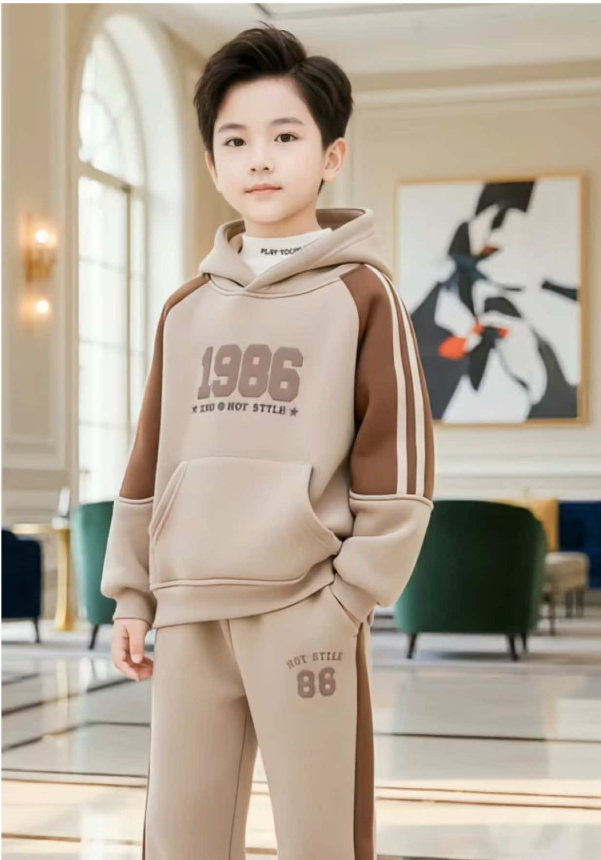 Bộ nỉ bé trai đẹp quá các mom ơi #thoitrangtreem #thoitrangchobe #bonichobetrai #bonibetrai #bonichobe 