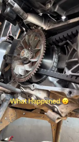 Mechanics Fault. Please use correct tools 🛠️ when repairing. Don't repair vehicles improperly. Use 💯 professional tools 🔧 #mechanic #garage #amd #bike #tran  @AMD Motors  @Arjun_King  @AMD Motors 
