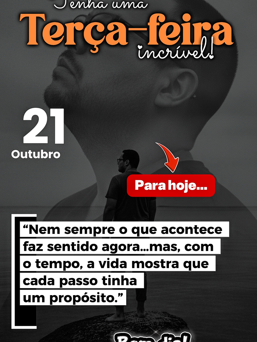Bom dia Terça Feira ☺️  Curte, comente e compartilhe 😉  Siga para mais vídeos 🤜🏻🤛🏻  #viraltiktok #cortes #motivacao #reflexao #mensagem 
