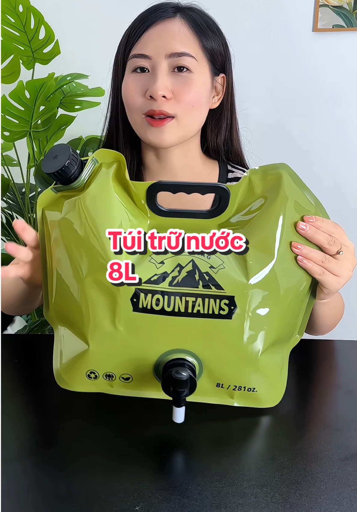 Túi đựng nước đi chơi, du lịch, dã ngoại, trữ nước tiện lợi, chất liệu an toàn#nhungnhacua #tuitrunuoc #tuidungnuocdulich #tiktokshop #xuhuong 