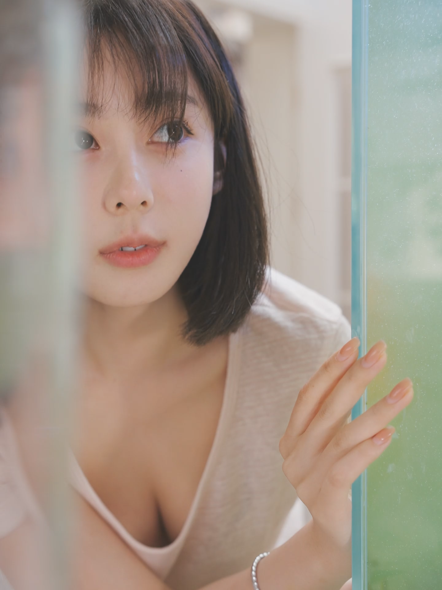 喜欢你的笑~#清纯甜美 #笑容最治愈的女孩 #我只拍你 #今天拍小清新 #可爱 #白桃