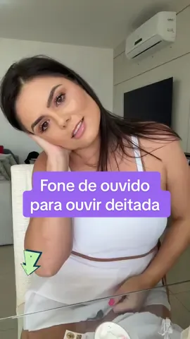 Fone de Ouvido para ouvir deitada e ter um sono tranquilo!!! #fone #fonedeouvido #sono #tecnologia #musica 