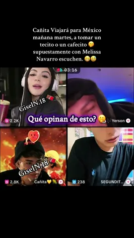 Cañita Viajará para México mañana martes, a donde Melissa Navarro. #melissanavarro #cañita #cañita7w7 #viraltiktok #viral_video 