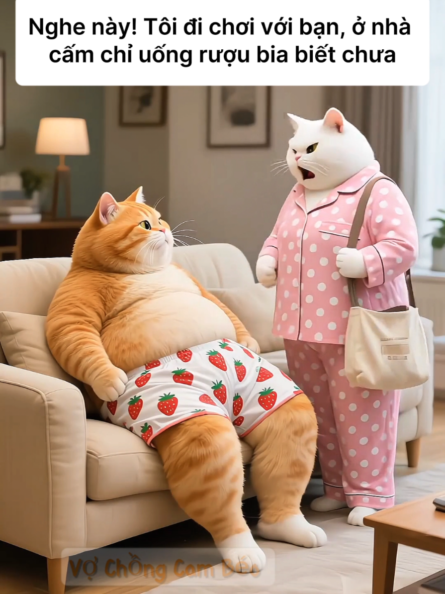 Đàn ông phải sạch sẽ không được bẩn 🤣 #meocam #giaitri #hai #vochongcambeo 