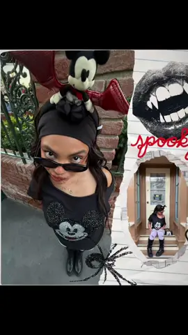 living my spooky disney dream 🦇✨ vampire mickey (made by me)+ bat tights @KACHOW VINTAGE = main character energy 🕸️ #DisneyStyle #SpookyDisney #DisneyHalloween #DisneyCore #CoolGirlDisney 