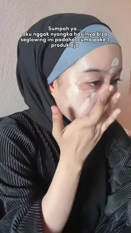 hasil jadi seglowing ini cuma pake 1 produk lohh #kjoel #kjoelskincare #kjoelskincarebpom #kjoelcreampencerah #daycreamkjoel 