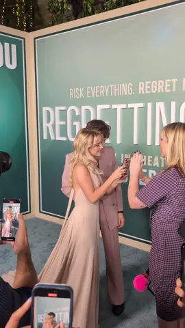 Mason Thames and McKenaa Grace shooting social videos together at the Regretting You premier red carpet. #masonthames #mckennagrace #regrettingyou #redcarpet #colleenhoover 