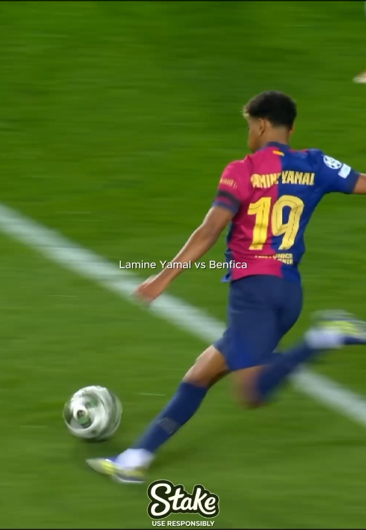 Lamine Yamal Performance vs Benfica☠️🔥 | Clips in Bio! #yamal #football #barcelona #benfica 
