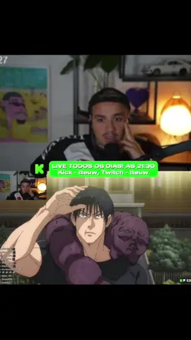 tteuw assistindo jujutsu kaisen #tteuw #jujutsukaisen #itadori #anime 