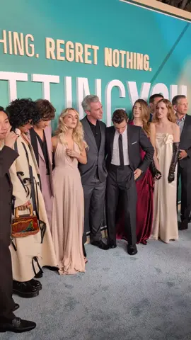 Cast photo for the Regretting You premier red carpet #masonthames #mckennagrace #regrettingyou #redcarpet #colleenhoover 