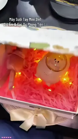 Máy sưởi mini cầm tay tích hợp sạc dự phòng thông minh     #maysuoimini#maysuoitay#maysuoi
