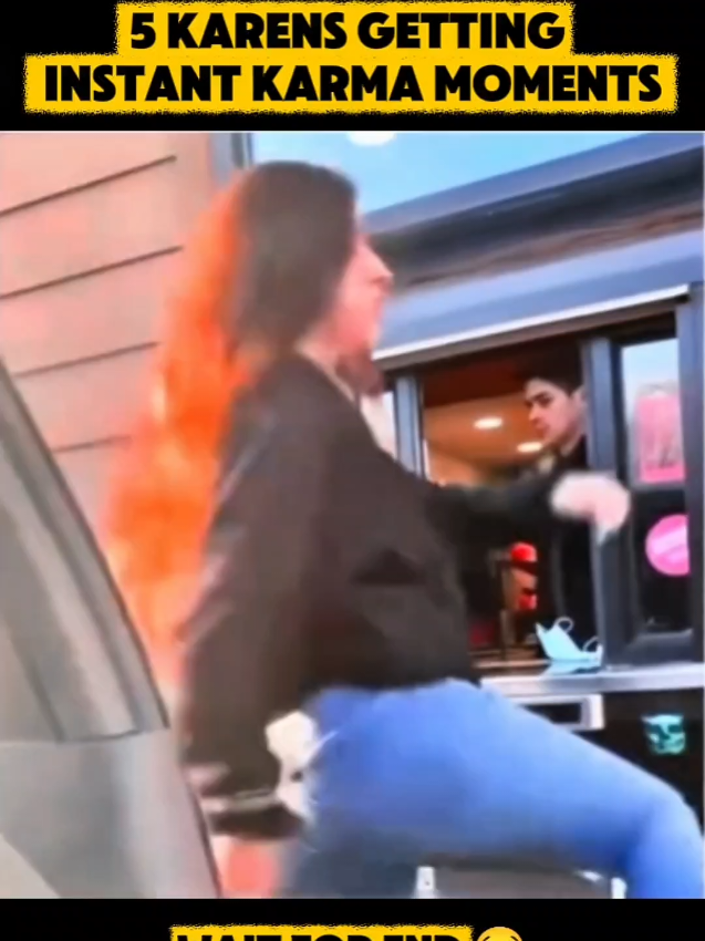 5 Karens Getting Instant Karma Moments #karens #instantkarma  #karensgoingwild #karensoftiktok #cops 