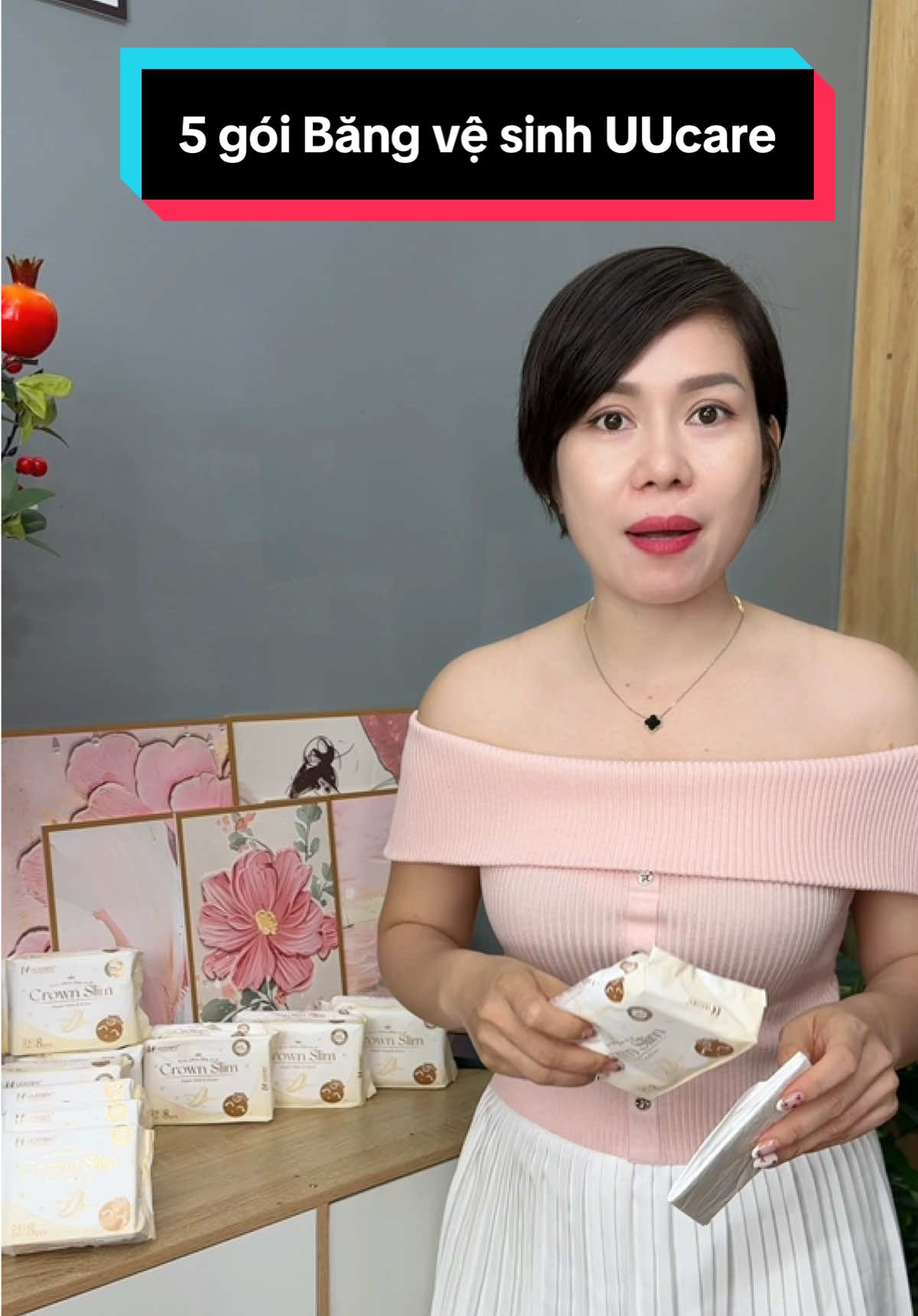 Combo 5 gói Băng vệ sinh UUcare 0.07cm siêu mỏng – Ngày & đêm 24cm/28cm, thấm nhanh, mặc như không #Cindythuytichcuc #bangvesinh #bangvesinhUUcare 