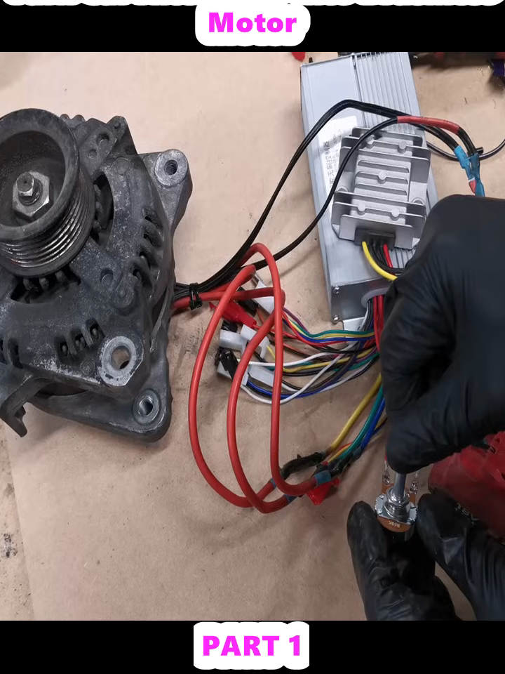 Turn Car Alternator Into Brushless Motor (1)