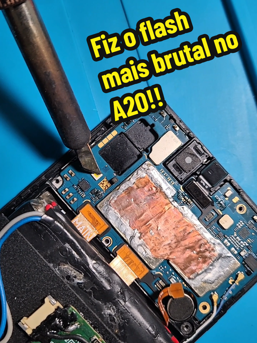Finalmente Rapaziada!! Vídeo novo do A20 super caseiro! 🙏 #samsung #projetos #celular #a20 #modification