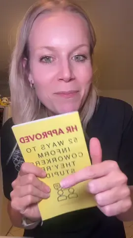This book has 52 creative (and savage) ways to call out your coworkers—professionally, of course. #funnygift #officetok #BookTok #coworkerlife #tiktokshop
