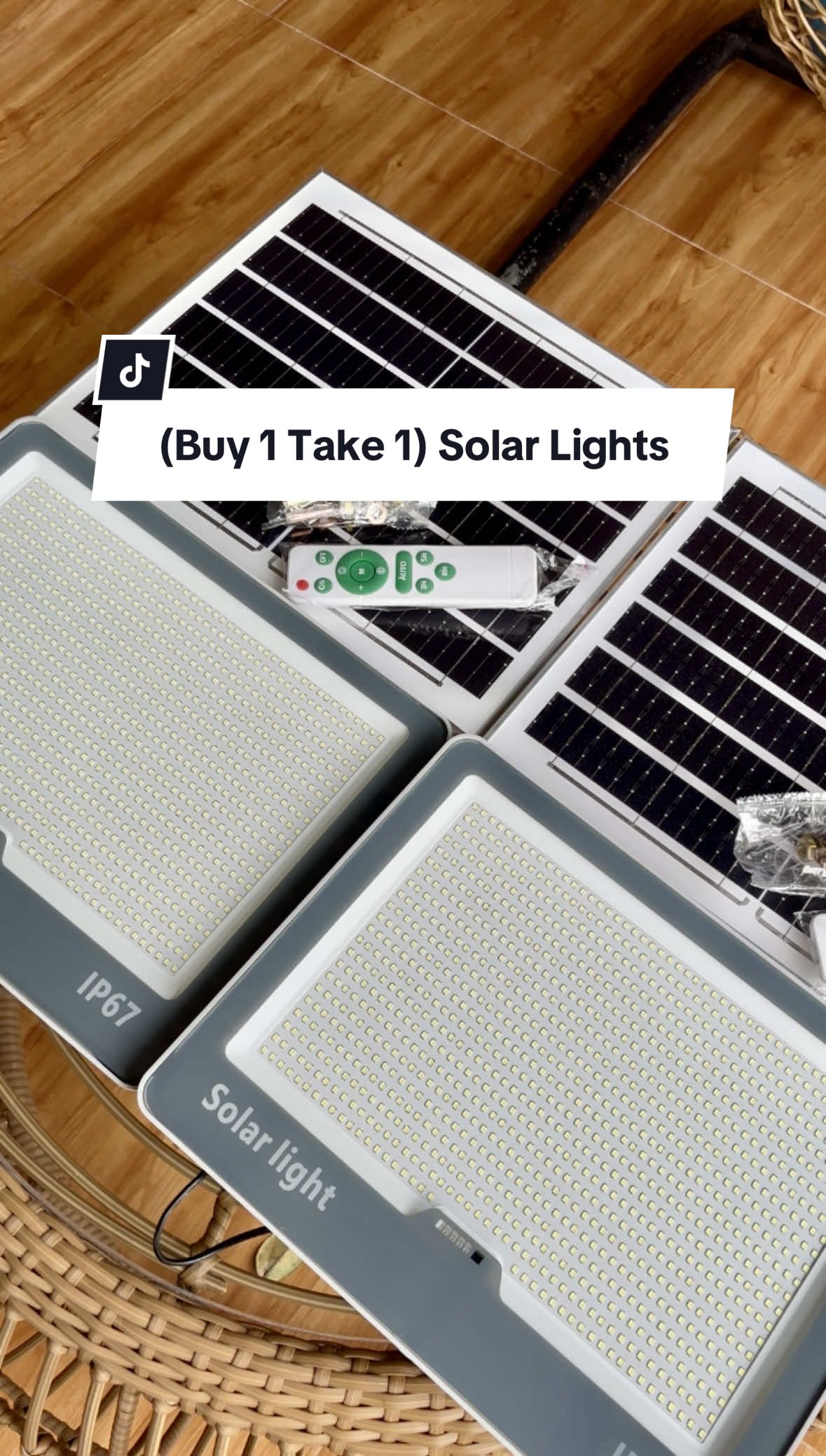 [Buy 1 Take 1] Solar Flood Lights Outdoor Waterproof #solarlight #solarlights #solarpower #tipidtips #waterproof 