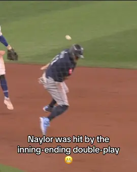 Umpires ruled that Naylor intentionally got in the way of the throw. #mariners #bluejays #MLB #alcs 