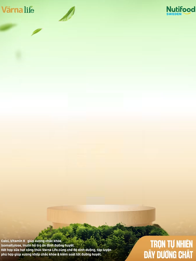 Sữa hạt công thức varnalife đến từ Nutifood hỗ trợ xương khớp,ổn định đường huyết