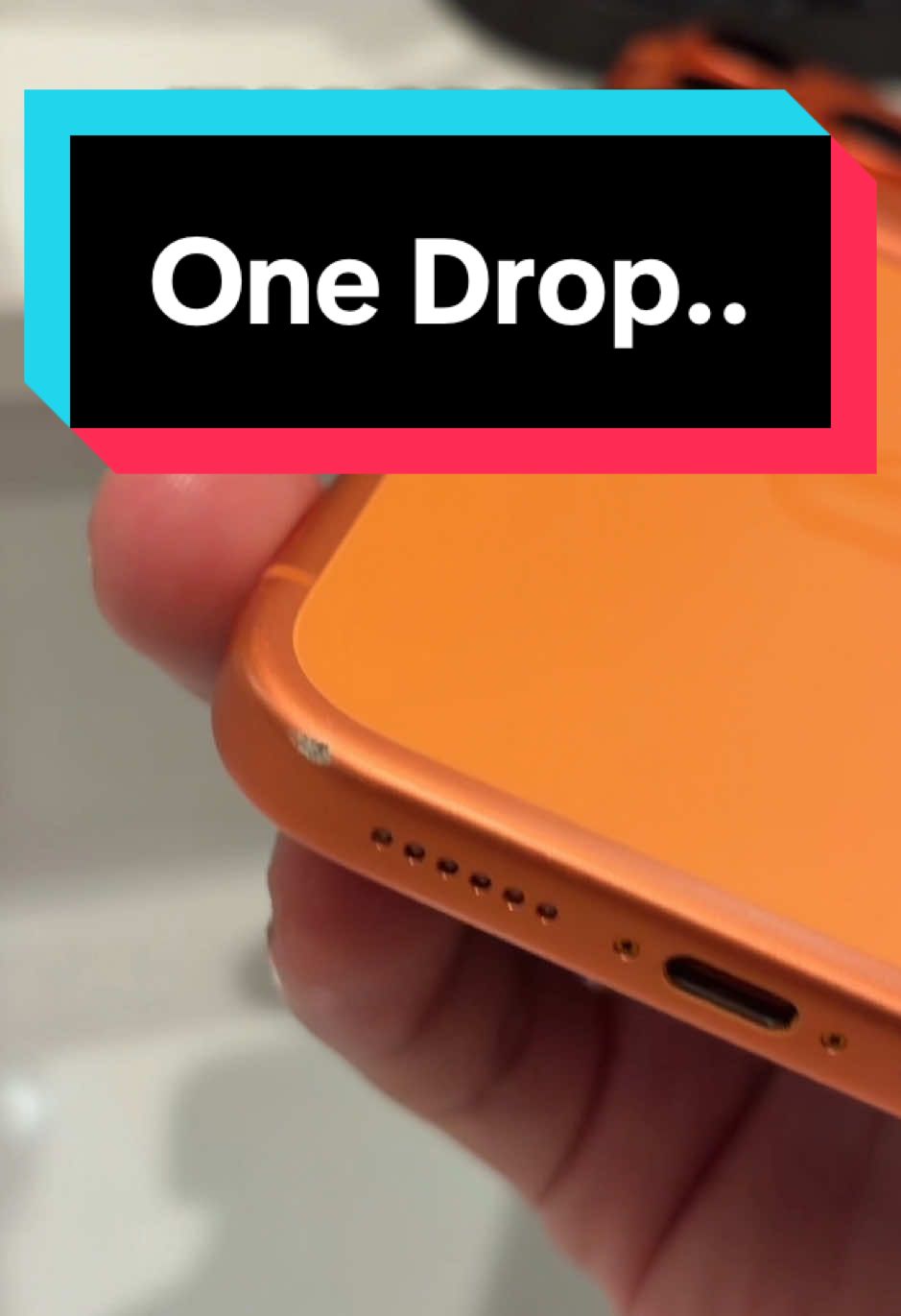 iPhone 17 Pro after 1 drop… #c#carterpcstech #iphone17 #apple #iphone17pro 