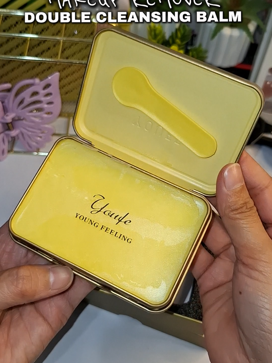 Double Cleansing Balm for makeup remover #cleansingbalm #makeupremover #makeupbalm #doublecleanse 