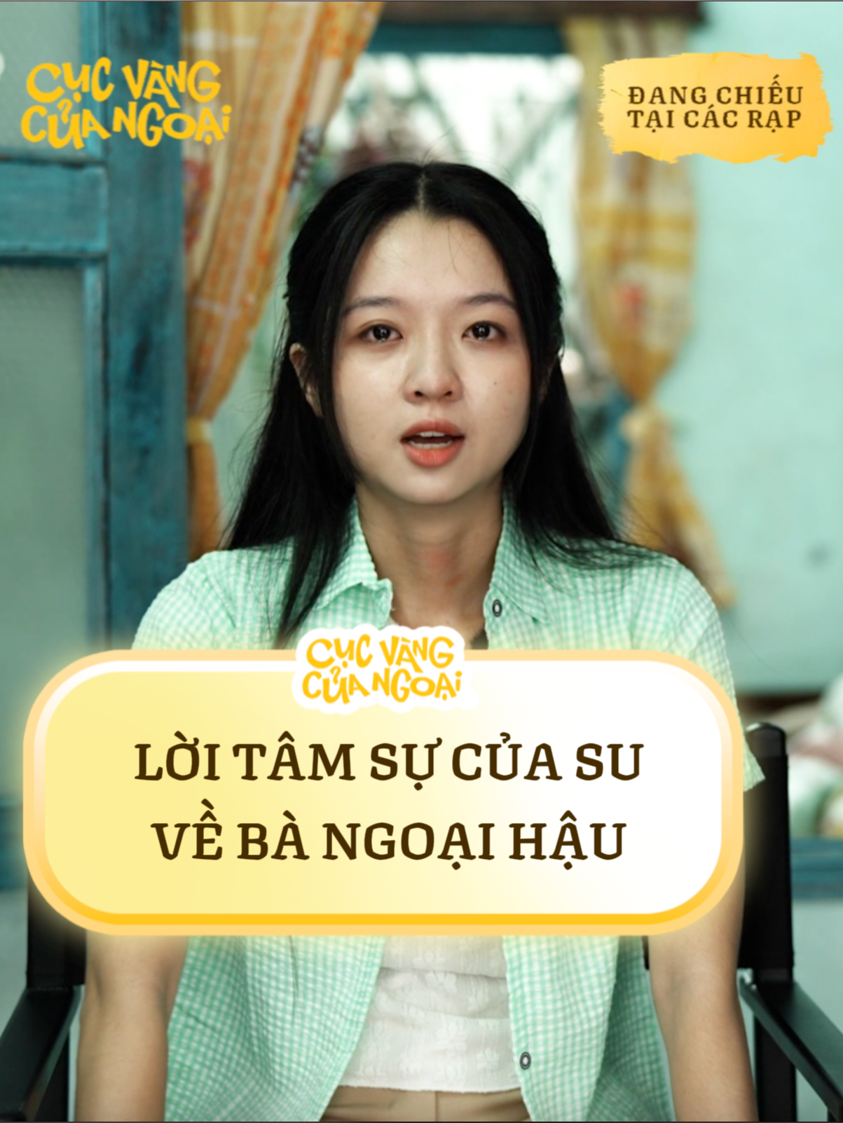 “NẾU ĐƯỢC NÓI 1 ĐIỀU VỚI NGOẠI HẬU, SU SẼ NÓI ĐIỀU GÌ?” Có những ngày đã từng chẳng quan trọng, bây giờ lại muốn một lần trở lại. Có những điều vì nhiều lí do chẳng thể nói ra, bây giờ lại muốn gửi đi nhưng chẳng còn người nhận. Nên nếu may mắn, bạn vẫn còn người thương bên cạnh, hãy nói ra nếu còn có thể nha! CỤC VÀNG CỦA NGOẠI - ĐANG CHIẾU TẠI CÁC CỤM RẠP TRÊN TOÀN QUỐC #CucVangCuaNgoai #KhuongNgoc #VietHuong #HongDao #LeKhanh #BangDi #LamThanhMy #HuuChau #TuanKhai #ThuDan #Panda #856Pictures #VPictures #CGV