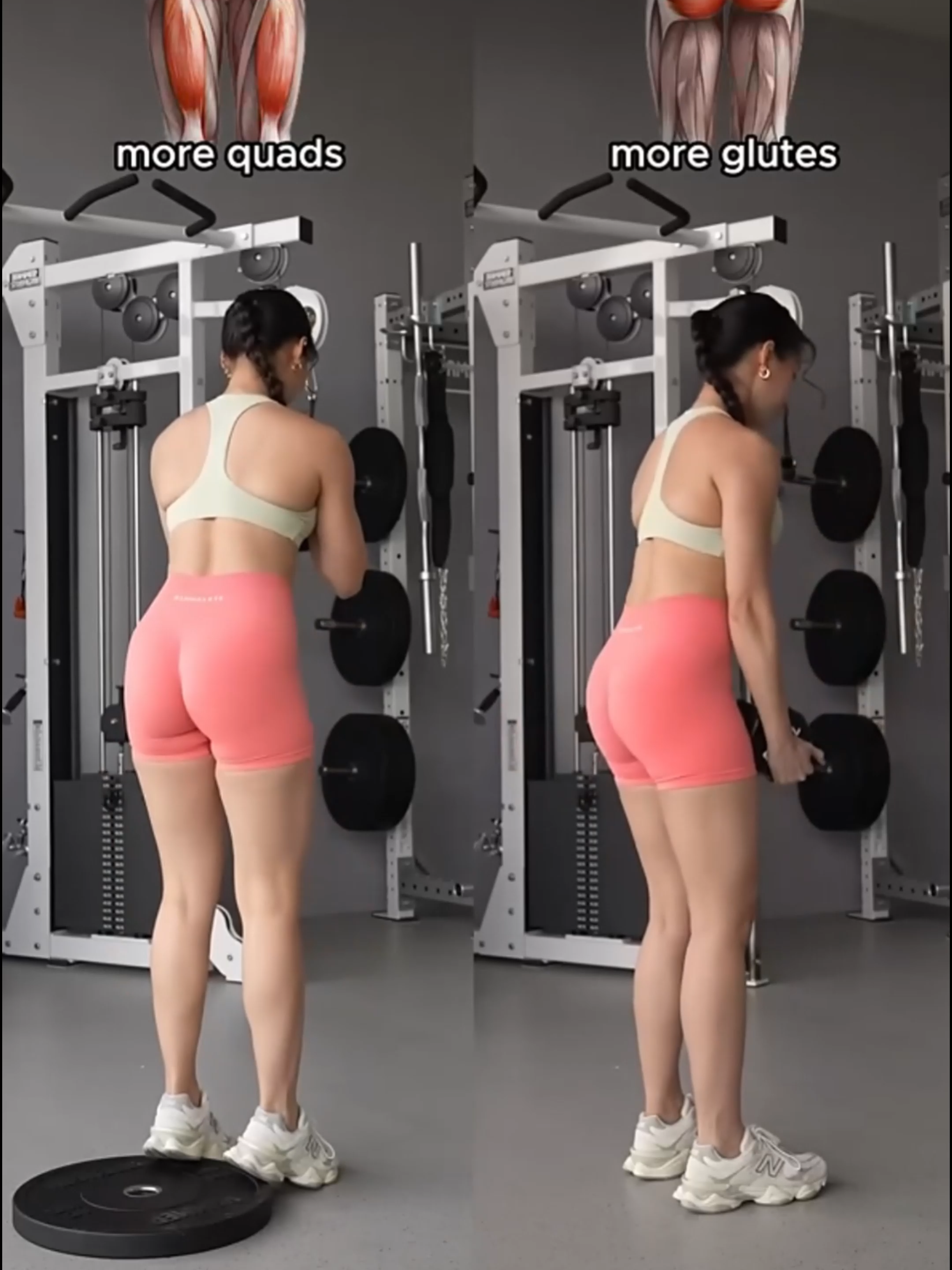 Let’s settle it — Glutes or Quads first? #workoutips #GymTok #bodyworkout #WorkoutMotivation #glutesworkout #quads #quadsworkout