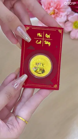 Mỗi người nên có 1 đồng tiền May Mắn trong ví nè 🥰🥰🥰🥰 #mayman #dongtienvang #vang #xuhuong 